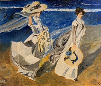 Paseo a la orilla del mar de Joaquín Sorolla